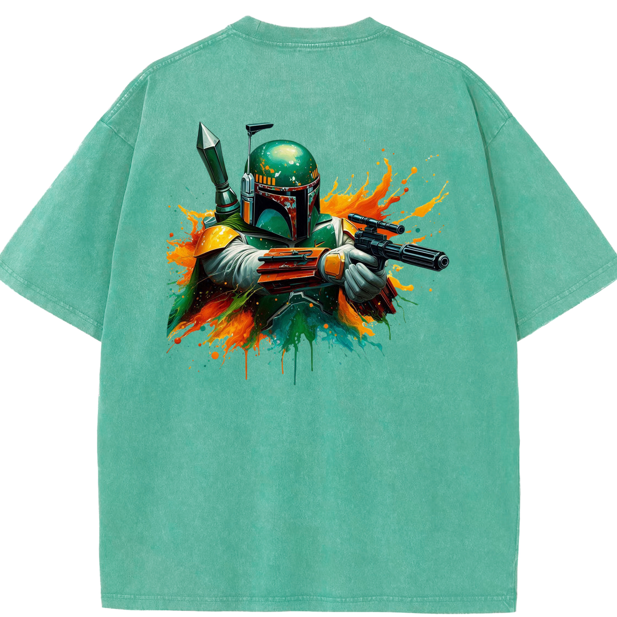 （画像用） スター・ウォーズ Star Wars 綿100% ヴィンテージ風 半袖Tシャツ（背面プリント）